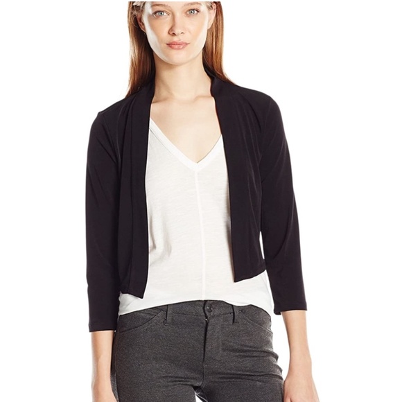 Calvin Klein Black Shrug 95% Poly 5% Spandex Size Large - Picture 1 of 9